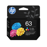 HP 63 Tri-color Original Ink Cartridge
