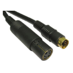 Cables Direct S-Video 1.5m S-video cable S-Video (4-pin) Black