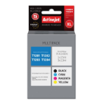 Activejet AEB-1285N ink (replacement for Epson T1285; Supreme; 1 x 15 ml, 3 x 13 ml; black, magenta, cyan, yellow)