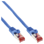 InLine 70pcs. Bulk-Pack Patch Cable S/FTP PiMF Cat.6 250MHz PVC copper blue 1m
