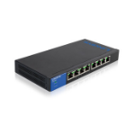 Linksys LGS108P-UK network switch Unmanaged Gigabit Ethernet (10/100/1000) Power over Ethernet (PoE) Black