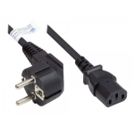 Alcasa P0130-S015 electriciteitssnoer Zwart 1,5 m Netstekker type E+F C13 stekker
