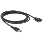 DeLOCK 83599 USB cable 3 m USB 3.2 Gen 1 (3.1 Gen 1) USB A Micro-USB B Black