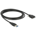 DeLOCK 83599 USB-kabel USB 3.2 Gen 1 (3.1 Gen 1) 3 m USB A Micro-USB B Zwart