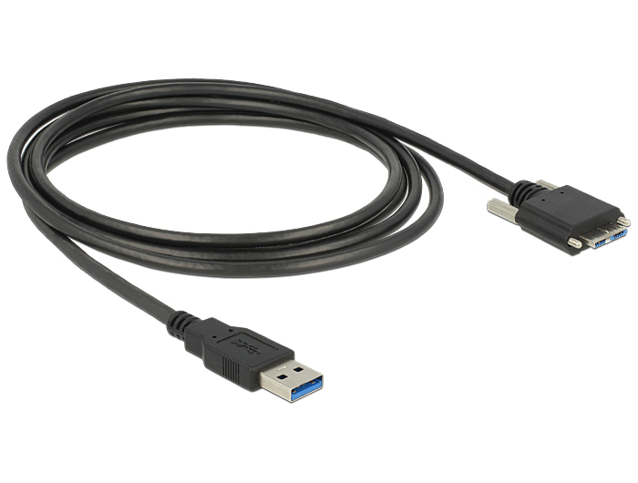 DeLOCK 83599 USB cable USB 3.2 Gen 1 (3.1 Gen 1) 3 m USB A Micro-USB B Black