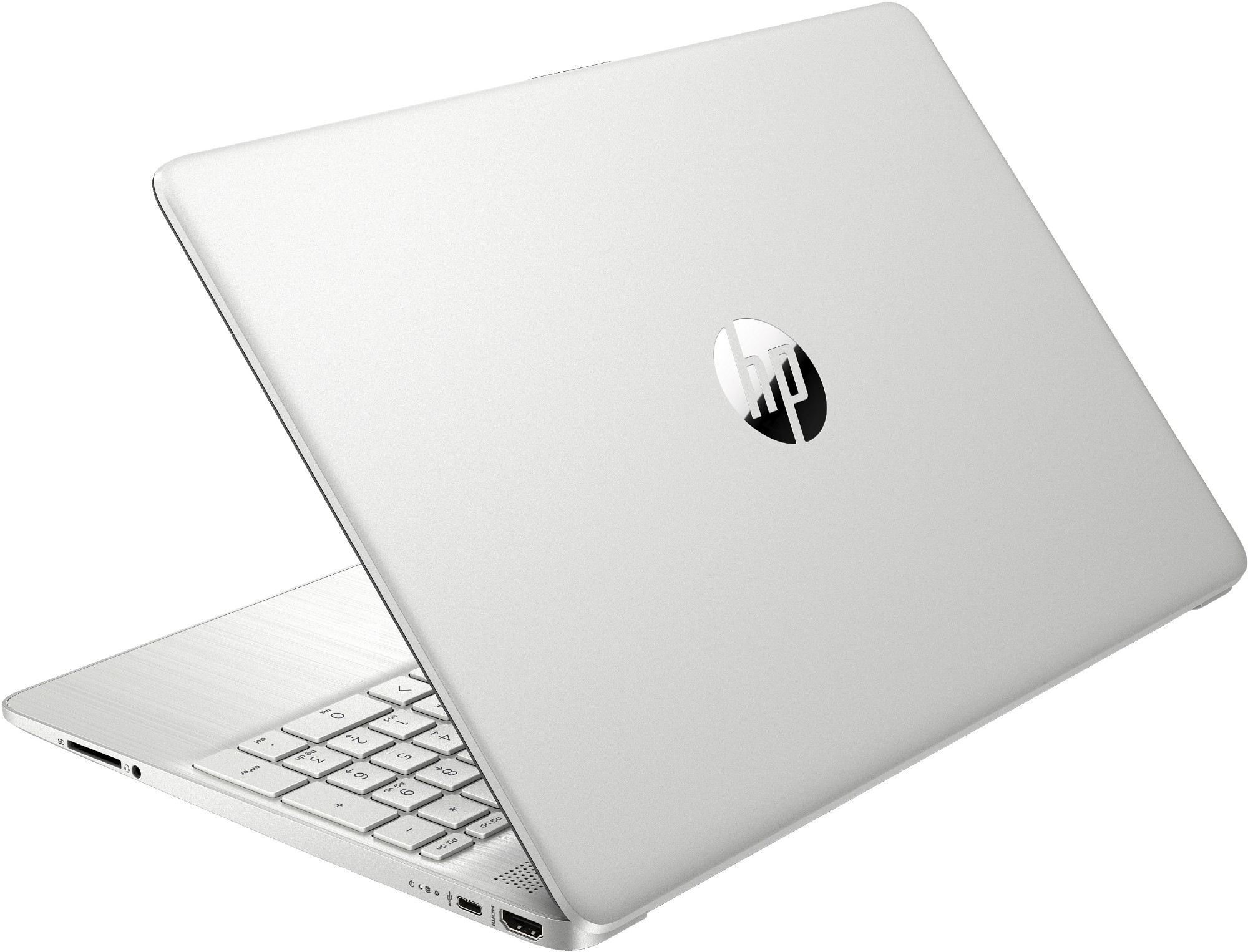 HP 15s-fq5020na Intel® Core i3 i3-1215U Laptop 39.6 cm (15.6") Full HD 4 GB DDR4-SDRAM 128 GB SSD Wi-Fi 5 (802.11ac) Windows 11 Home in S mode Silver