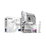 Gigabyte Z890 AORUSELITE WF7 ICE Intel LGA 1851 ATX Motherboard, 4x DDR5 ~256GB, 3x PCI-E x16, 4x M.2, 4x SATA,  5x USB 3.2, 1x USB-C, 4x USB 2.0