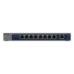 NETGEAR GS108MX-100EUS network switch Unmanaged L2 Gigabit Ethernet (10/100/1000) Desktop/Wall-Mounting