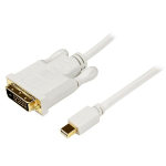 StarTech.com 1,8 m lange Mini DisplayPort-naar-DVI-adapterconverterkabel Mini DP-naar-DVI 1920x1200 wit