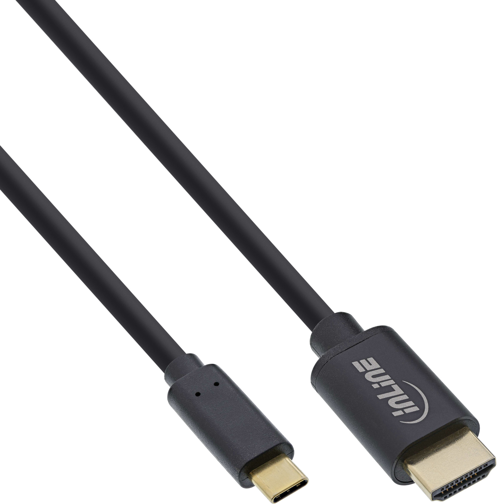 64111 INLINE INC USB display cable - USB Type-C plug to HDMI plug - 1m - 1 m - USB Type-C - HDMI - Male - Male - Gold
