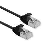 ROLINE 21.15.3351 networking cable Black 0.3 m Cat6a U/FTP (STP)