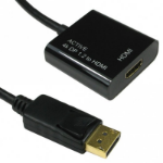 TARGET 15CM DISPLAY PORT V1.2 - HDMI ACTIVE ADAP 4K BLACK