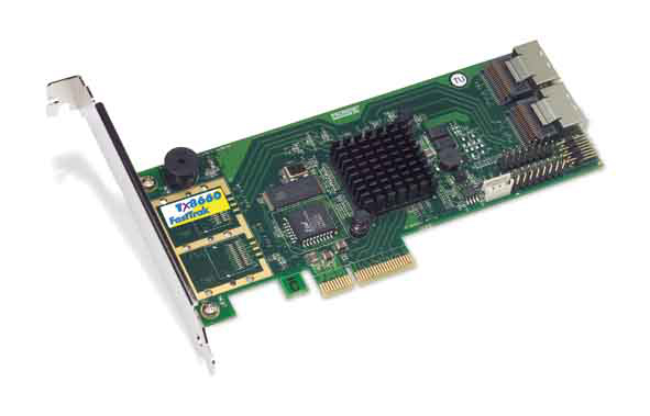 F29F86820000000 PROMISE - FastTrak TX8668 - 8x ext. SAS / SATA 3Gb - PCIe RAID 0, 1, 5, 10, JBOD