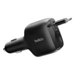Belkin CCC001FQBK mobile device charger Universal Black Cigar lighter Fast charging Auto