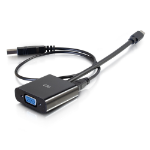 C2G 54683 video cable adapter 8" (0.203 m) Mini DisplayPort VGA (D-Sub) Black