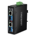 Trendnet TI-BF22SFP network media converter 1000 Mbit/s Black