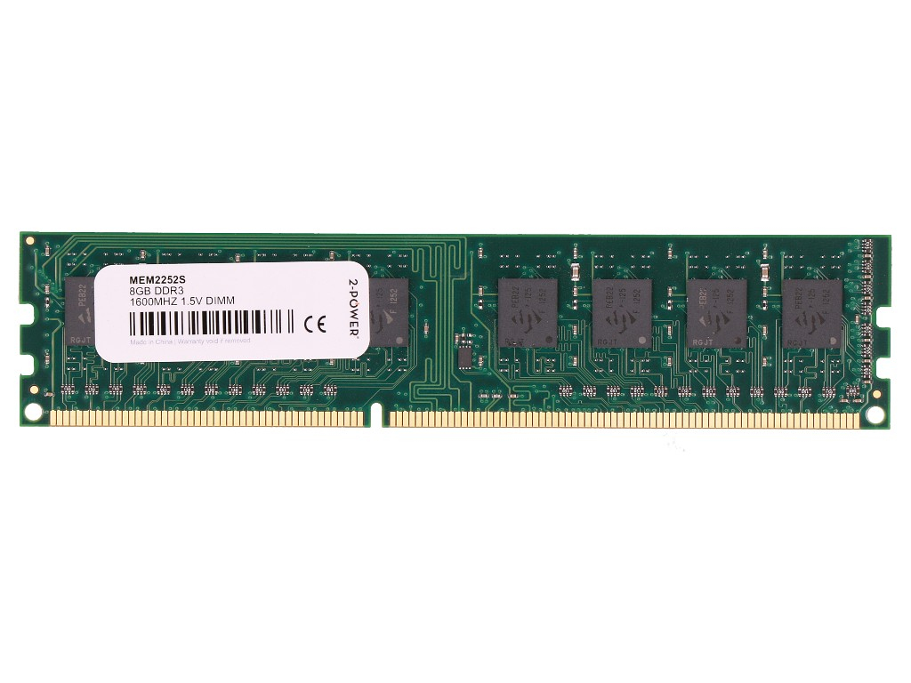 2-Power MEM2252S memory module 8 GB 1 x 8 GB DDR3