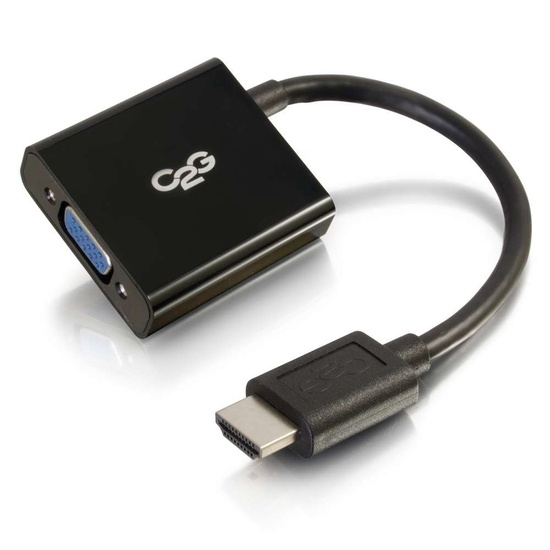 Photos - Cable (video, audio, USB) C2G HDMI® Male to VGA Female Adapter Converter Dongle 41350 