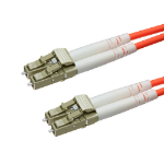 Cablenet 30m OM3 50/125 LC-LC Duplex Orange LSOH Fibre Patch Lead