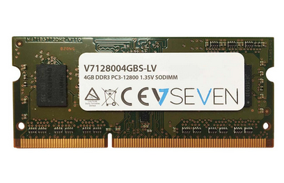 Image of V7 4GB DDR3 PC3-12800 - 1600mhz SO DIMM Notebook Memory Module -...