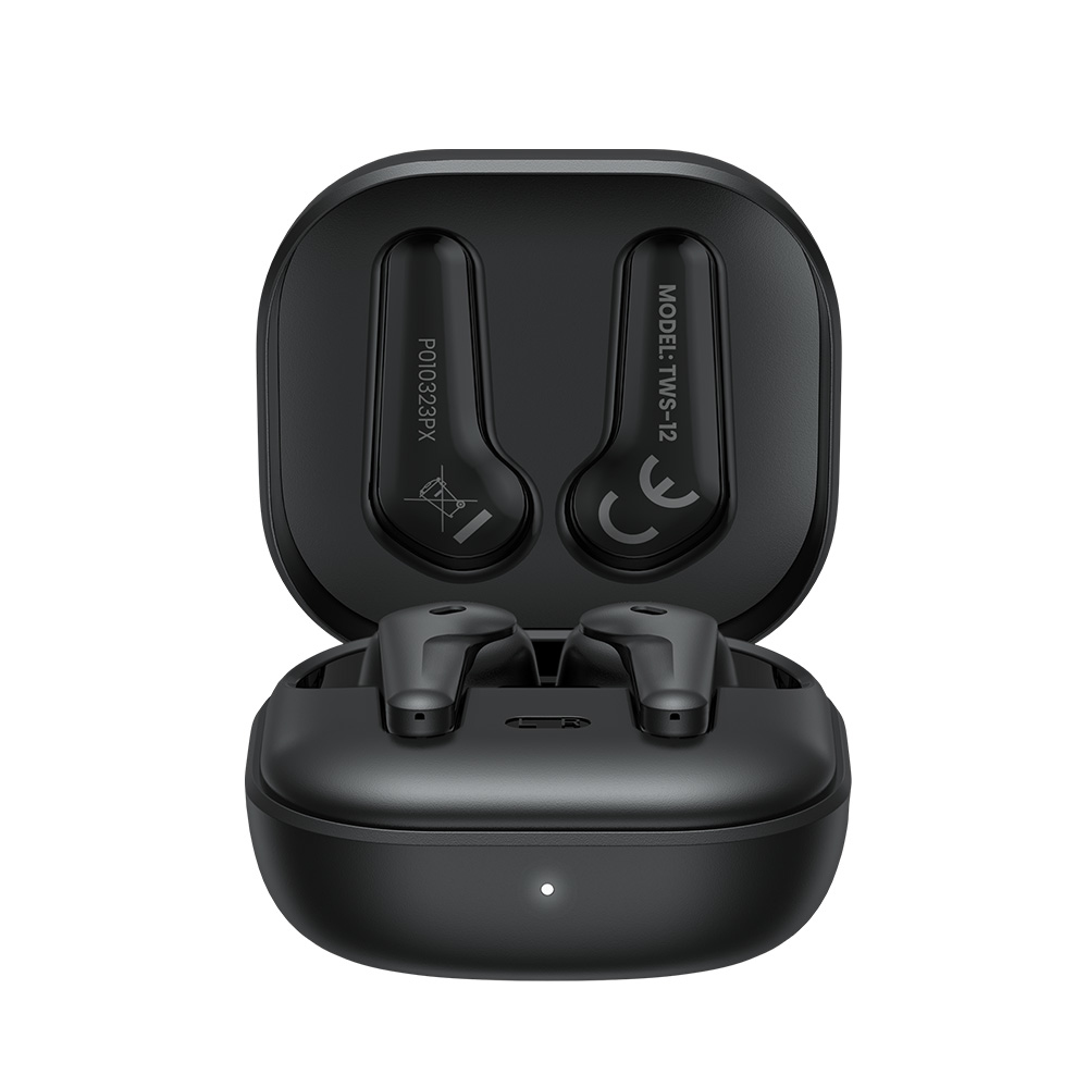 Savio TWS-12 headphones/headset True Wireless Stereo (TWS) In-ear Calls/Music USB Type-C Bluetooth Black