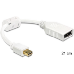 DeLOCK 65427 DisplayPort cable 0.21 m Mini DisplayPort White