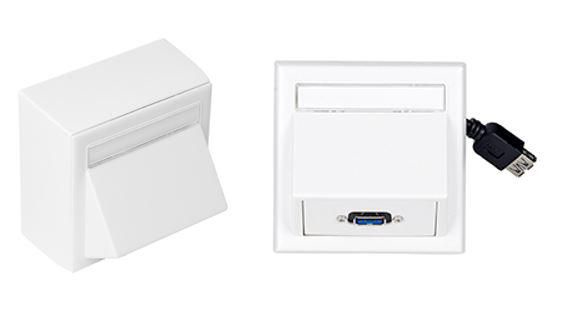 Vivolink White Wi221185 Socket-Outlet Usb