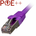 Cablenet 15m Cat6a RJ45 Violet S/FTP LSOH 26AWG Snagless Booted Patch Lead