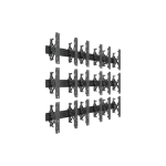 Multibrackets M Wallmount Pro MBW3x3UP Push In Pop Out Black