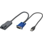 Fujitsu KVM s3 Adapter toetsenbord-video-muis (kvm) kabel Zwart