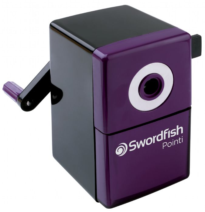 Photos - Pencil Sharpener Swordfish 40235  Manual  Black, Purple 