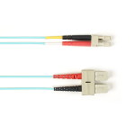 Black Box FOCMRM4-007M-SCLC-AQ InfiniBand/fibre optic cable 7 m SC LC OFNR OM4 Aqua-kleur