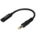 CoreParts MBXUSBC-CO0005 cable gender changer USB C 5.5*2.5mm Black