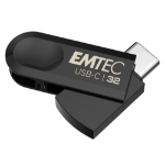 Emtec C280 USB flash drive 32 GB USB Type-C 3.2 Gen 1 (3.1 Gen 1) Black