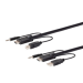 Monoprice Switch Series KVM cable Black 17.7" (0.45 m)