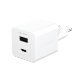PanzerGlass empower by ® Turbo 35W Charger incl. USB-C + USB-A | EU Plug | Silver White