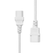 ProXtend C13 to C14 Power Extension Cable, White 0.5m