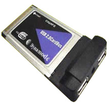 Dynamode 2 Port Firewire PCMCIA Adapter 400 Mbit/s