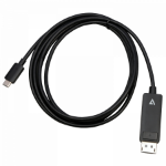 V7 V7USBCDP14-2M 78.7" (2 m) DisplayPort USB Type-C Black