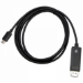 V7 V7USBCDP14-2M video cable adapter DisplayPort USB Type-C Black