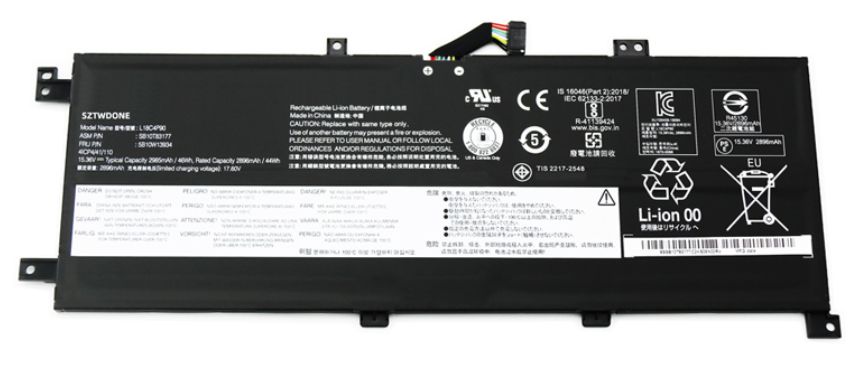 Image of Lenovo Battery 4c, 45Wh, LiIon, SMP - Approx 1-3 working day lead.