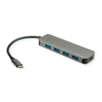 VALUE 14.99.5038 interface hub USB 3.2 Gen 1 (3.1 Gen 1) Type-C 5000 Mbit/s Grey