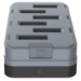 Zebra SAC-WS3X-6S7-01 handheld mobile computer accessory Battery charger