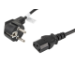 Lanberg CA-C13C-11CC-0018-BK power cable Black 1.8 m C13 coupler CEE7/7