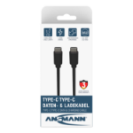 Ansmann 1700-0122 USB cable 2 m USB C Black