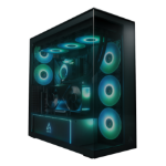 ARCTIC Xtender VG (Black) Premium E-ATX PC Case with Vertical GPU Mounting