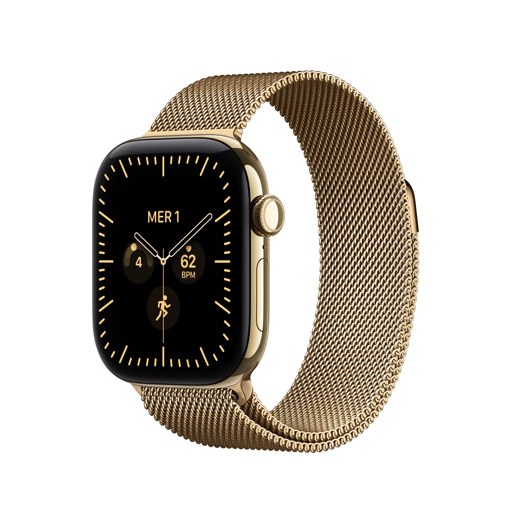Apple Watch Series 12 GPS + Cellular 42mm Radiant Gold Titanium Case w