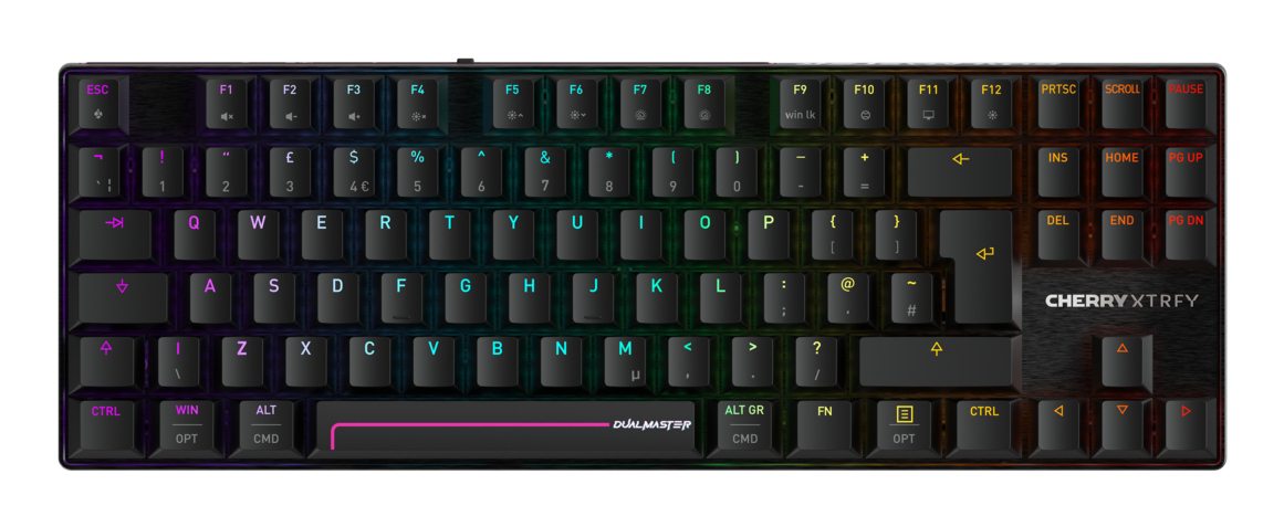 CHERRY MX 8.2 Pro TMR Wireless keyboard Gaming USB + RF Wireless + Blu