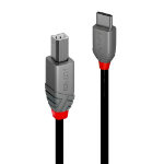 Lindy 3m USB 2.0 Type C to B Cable, Anthra Line