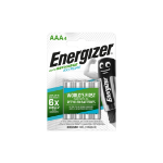 Energizer AAA 800mAh Recharge Extreme Rechargeable NiMH Batteries - Pack of 4